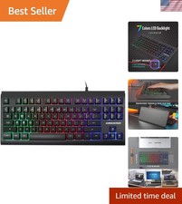 Innovative 87-Key Compact Backlit Keyboard - Perfect for Gamers & Students picture
