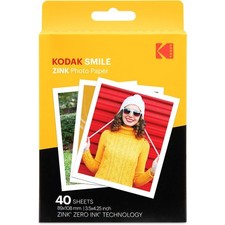 Kodak 3.5x4.25” Premium Zink Photo Paper - 40 Sheets Sticky Backed Photos picture
