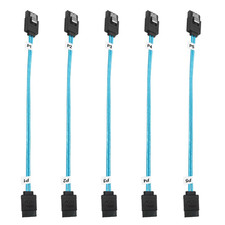 5Pack SATA III Cable:8 Inch Short-Sata Cable Thin 0.2M, Straight Flexible 6Gb Da picture