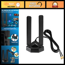 Tri-Band WiFi 6E Antenna 6GHz 5GHz 2.4GHz High-Speed Gaming Signal Booster picture