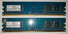 *512MB (2 x 256) Nanya NT256T64UH4A0FY-37B DDR2 RAM PC2-4200U- HH-0005 picture
