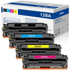 Set of 4PK CE320A 128A Toner Cartridge For HP LaserJet Pro CP1525NW CM1415FNW picture
