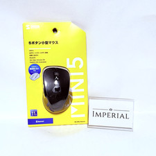 Sanwa Supply Bluetooth 5.0 Mouse Silent Blue LED 5 Buttons Black MA-BTBL155BK picture