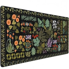CONCISE Vintage Plant XL Desk Mat Black Botanical picture