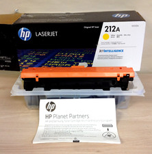 Genuine HP 212A W2122A Yellow Toner for M554 M555 MFP 578 Open Box NEW 10/2025 picture