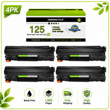4pk 125 Toner Cartridge for Canon ImageClass LBP6020 LBP6020B MF3010 Printer picture