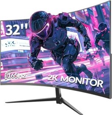 32 Inch Curved Monitor,1440p VA Screen 165Hz, 1500R 32 inch curved monitor picture