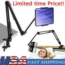 Long Arm Tablet Stand Phone Holder Lazy Bed Desk Mount For iPad iPhone Samsung picture