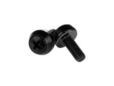 StarTech.com M6 x 12mm - Screws - 100 Pack, Black - M6 Mounting Screws for Serve picture