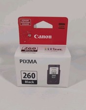 Canon 260 Black Ink Cartridge Genuine OEM PG-260 picture