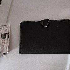 Universal 7 in Keyboard Folio Case Black Synthetic Leather w/ Integrated Stand picture