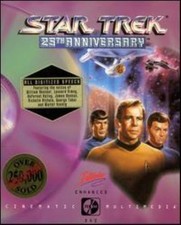 Star Trek: 25th Anniversary PC DOS CD-ROM Captain Kirk Enterprise missions game picture