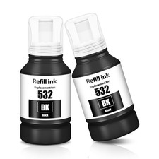 T532 Black Ink Bottle Replacement Epson ET-M1100 M1120 M1170 M2170 picture
