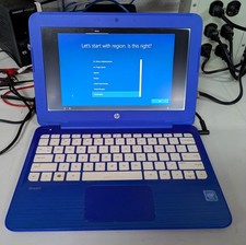 HP Stream 11-inch Blue Laptop - Intel Celeron - READ DESCRIPTION / PHOTOS picture
