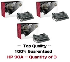 3 New Factory Sealed 90A Toner Cartridges Compatible to HP CE390A 90A picture