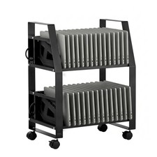VEVOR Laptop Charging Cart 32 Devices Mobile Open Charging Station Up to 15.6 in picture