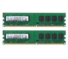 4GB Samsung 2X 2GB PC2-5300 DDR2 667MHz 2RX8 240PIN DIMM Desktop RAM Memory #NEW picture