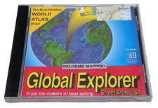 DeLorme Global Explorer PC CD Rom 1993 Street Atlas USA picture