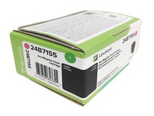Genuine Lexmark 24B7155 Magenta Toner Cartridge - Factory Sealed picture