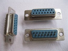 20 Pcs D-Sub 15 pin Female Solder Connector DIP New picture