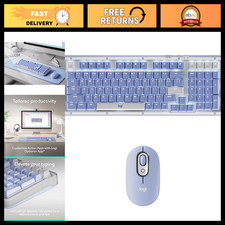 Wireless Bluetooth Mechanical Keyboard with Backlit Keys & POP Mouse - Compact, picture
