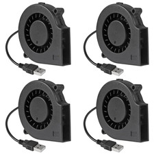 4Pcs 75mm USB Fan 75mm x 15mm Cooling Turbo Blower Fan 5V 7515 USB DC Brushless picture