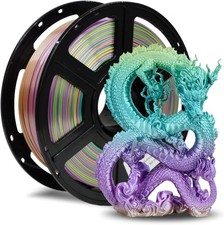 FLASHFORGE Silk PLA Filament 1.75mm 1KG Shifting Multicolor 3D Printer Filament picture