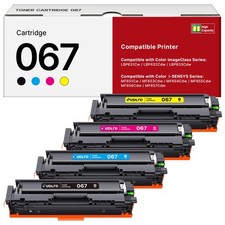 067H Toner Cartridges 4 Pack for Canon MF654Cdw MF656Cdw LBP632Cdw picture