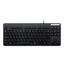 Elecom Keyboard Wired Membrane Thin Compact Keyboard Black picture