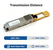 200GBASE‑SR4 QSFP56 Transceiver Module 850nm MMF MPO‑12 100m OM4 DDM Hot Swap picture