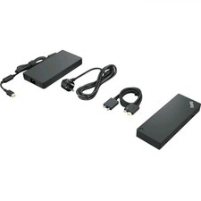 Lenovo ThinkPad Thunderbolt 4 Workstation Dock (40B00300US) Black & Red picture