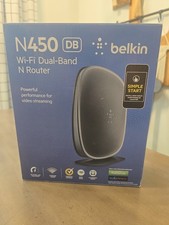 Belkin N450 Dual Band 4-Port 10/100 Wireless N Router Open Box picture