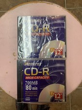 2 Memorex CD-R High Capacity 700MB 80 Min Professional Recordable Discs NIP NEW picture