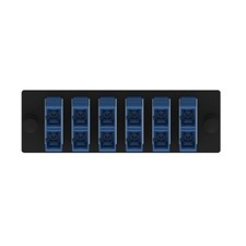 Panduit FAP6WBUDSCZ 6 Fiber SC Duplex FAP OS2 Fiber Adapter Panel Blue picture