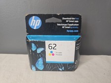 HP62 Tri-Color Ink Cartridge, Works W/HP ENVY 5540, 5640, 5660 Exp 2023 picture