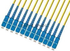 150M SC-SC Outdoor Armored Singlemode 12 Strands Fiber Optic Cable picture
