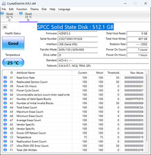 Silicon Power 2.5” 512GB Internal Solid State Drive SSD SP A55 3D NAND-Used 1 Hr picture