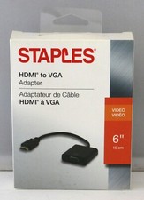 Staples HDMI to VGA Adapter Video 6