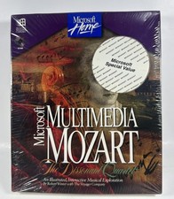 Microsoft Multimedia Mozart The Dissonant Quartet PC CD-ROM Window New & Sealed picture