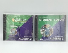NEW- McDougal Littell Algebra 2 eEdition & Student Tutor Windows/Mac CD-ROM picture
