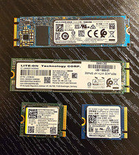 Lot of 4 Storage SSD - NVMe -2 X 128GB -2 X 256 GB Short picture