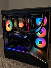 Lian Li O11 Dynamic Black Gaming Desktop Tower, Dedicated Graphics, RGB, Liquid picture