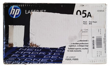 HP LaserJet 05A Black CE505A Toner Cartridge With Ripped Base Box picture