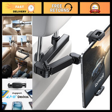 Adjustable 3-in-1 Car Headrest Tablet Holder, Universal Mount for iPad & Tablets picture