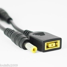 1pc 5.5x2.5mm Male To Square DC Tip Female Adapter Cable For Lenovo ThinkPad picture