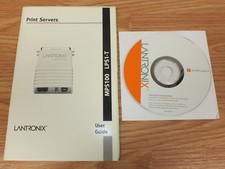 Replacement Lantronix (MPS100 / LPS1-T) Software CD Set Up Guide & User Guide  picture