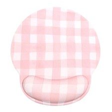 Retro Checkered Mouse Pad with Support Wrist Rest,Cute Funny Boho Ergonomic M... picture