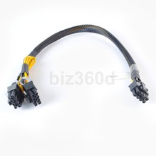 For DELL R730 T440 T460 GPU Video Card  8pin to 8+8pin Power Adapter Cable 35cm picture