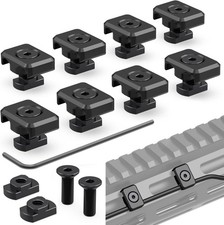 M-LOK Cable Guides for Flashlight Laser Wire Management Clips - 8 Pack Black picture