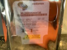 Mediamax WL2000GSA6472E  2.0 TB Hard Drive, new, sealed in original packaging picture